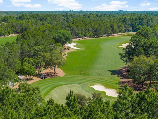 view of community with a view of trees and view of golf course