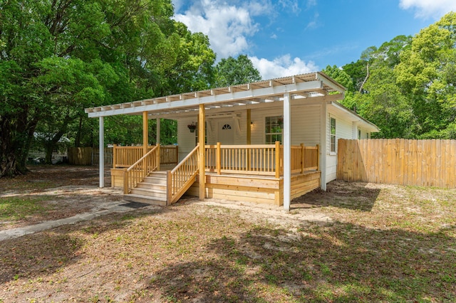 375 N Norwood Rd, Defuniak Springs, FL 32433 - view of front of property featuring fence