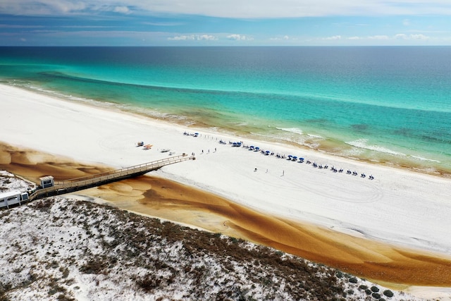 253 Salt Box Ln, Watersound, FL 32461 - drone / aerial view of waterfront with a beach