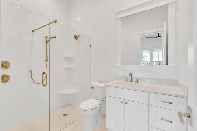 203 E Firethorn Cir Lot 24, Watersound, FL 32461 - bathroom with tiled shower and vanity