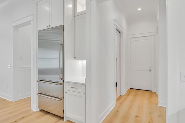 203 E Firethorn Cir Lot 24, Watersound, FL 32461 - corridor featuring light wood-style flooring and recessed lighting