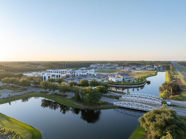 203 E Firethorn Cir Lot 24, Watersound, FL 32461 - aerial view at dusk of a water view