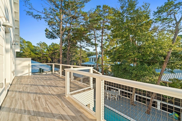 view of deck