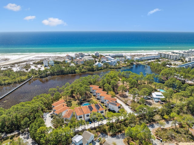 10 Mar A Lago Blvd # 14, Santa Rosa Beach, FL 32459 - drone / aerial view featuring a beach view and a water view