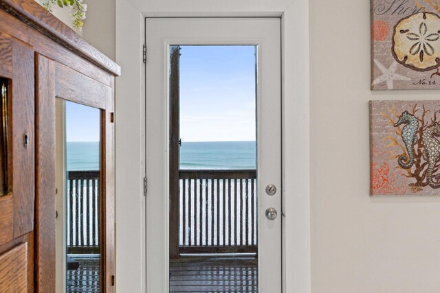17 Fort Panic Rd, Santa Rosa Beach, FL 32459 - doorway to outside with a water view