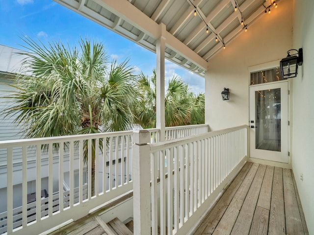 view of deck