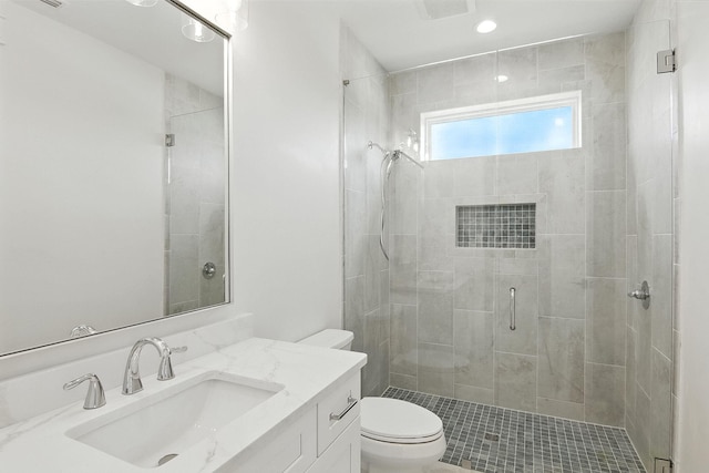 162 Casting Lake Rd, Miramar Beach, FL 32550 - full bathroom with vanity and a stall shower