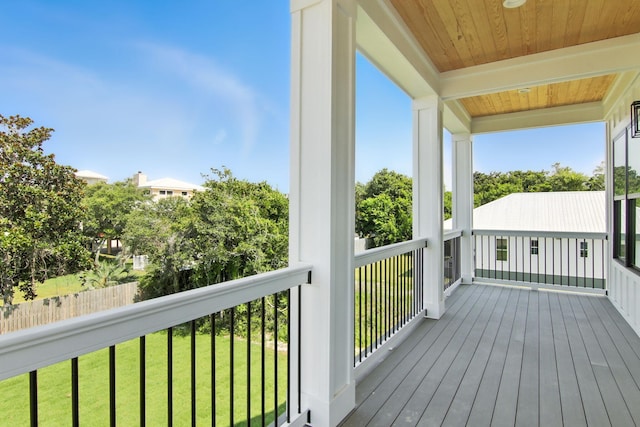 162 Casting Lake Rd, Miramar Beach, FL 32550 - deck with a lawn