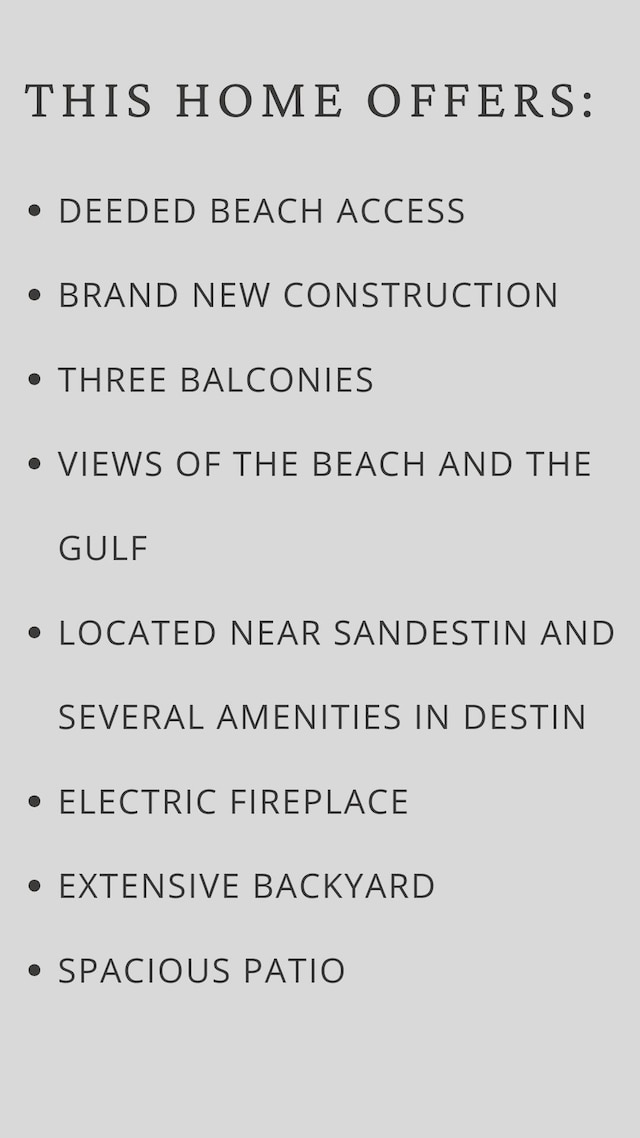 162 Casting Lake Rd, Miramar Beach, FL 32550 - view of miscellaneous property collateral