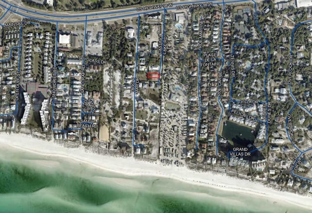 162 Casting Lake Rd, Miramar Beach, FL 32550 - aerial overview of property's location