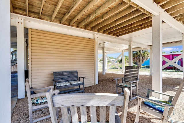 617 E E Gorrie Dr, Saint George Island, FL 32328 - view of patio