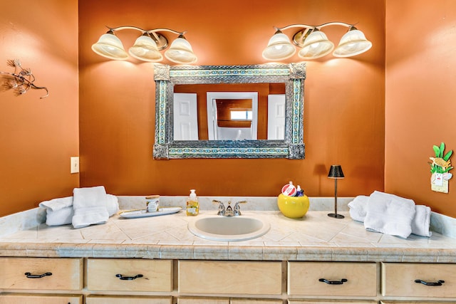 617 E E Gorrie Dr, Saint George Island, FL 32328 - bathroom featuring vanity