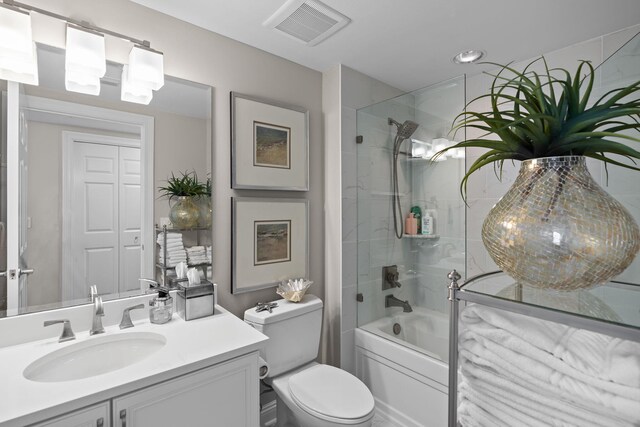 1 Beach Club Dr Unit 1205, Miramar Beach, FL 32550 - bathroom with vanity, tub / shower combination, and toilet