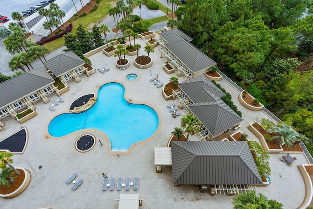 1 Beach Club Dr Unit 1205, Miramar Beach, FL 32550 - aerial view of a pool