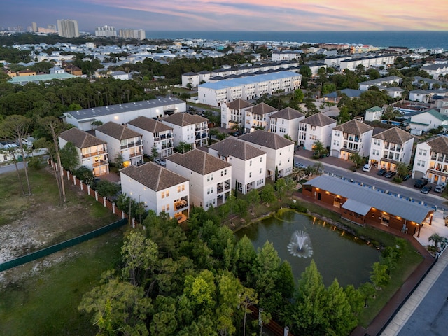 43 Calla Way, Miramar Beach, FL 32550 - aerial view at dusk with a water view