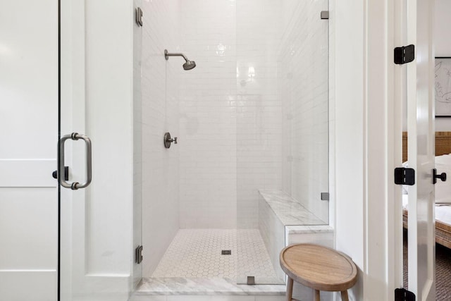 76 Tall Timber Ct, Santa Rosa Beach, FL 32459 - bathroom featuring a shower stall