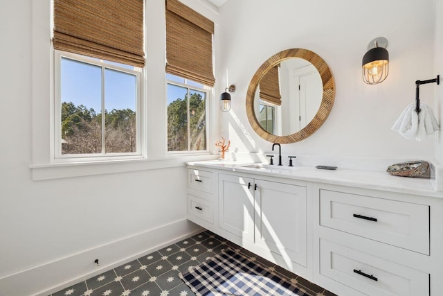 76 Tall Timber Ct, Santa Rosa Beach, FL 32459 - bathroom with baseboards and vanity
