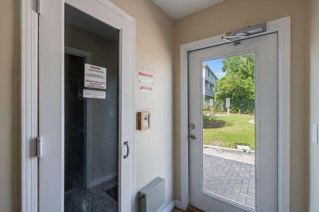 8730 Thomas Dr # 1210, Panama City Beach, FL 32408 - entryway with a healthy amount of sunlight