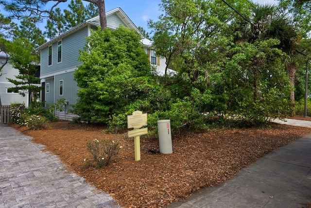 view of side of property