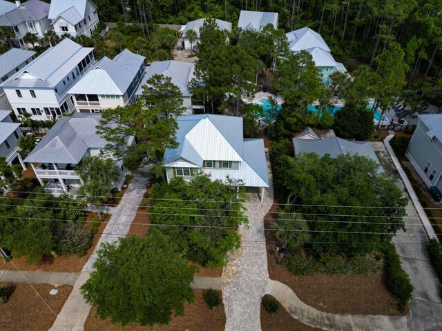 161 Lakewood Dr, Santa Rosa Beach, FL 32459 - aerial perspective of suburban area