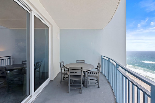16701 Front Beach Rd Unit 1203, Panama City Beach, FL 32413 - balcony with a beach view and a water view