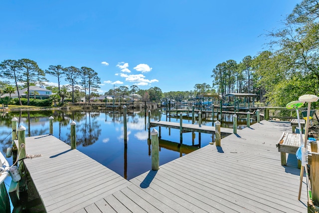 384 Carson Oaks Ln, Santa Rosa Beach, FL 32459 - dock area featuring a water view