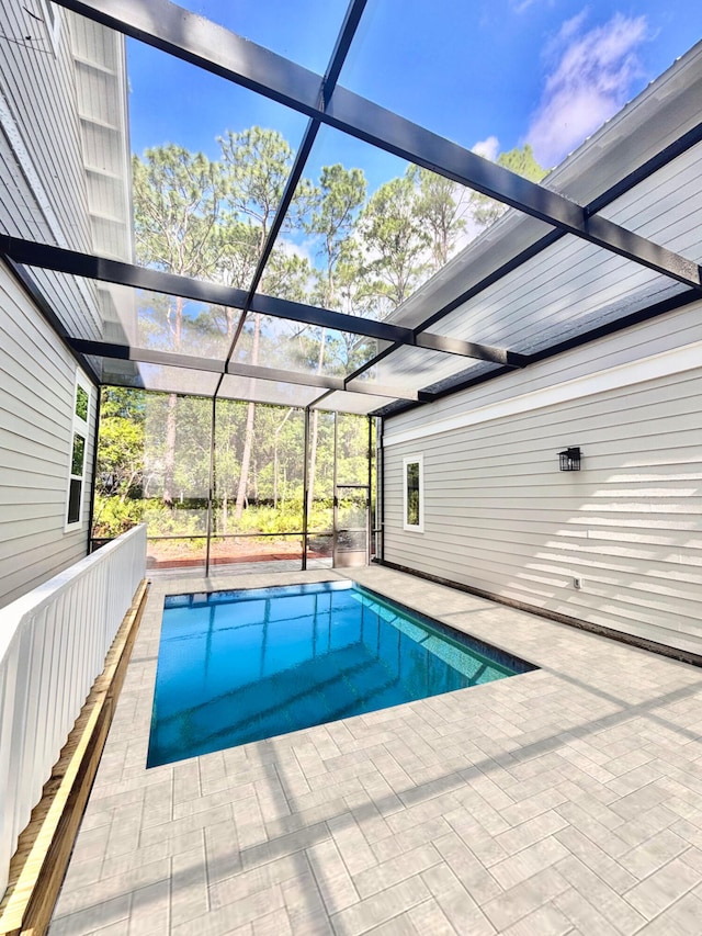 LOT11 E Georgie Pt, Washington, FL 32459 - swimming pool featuring a patio and a lanai