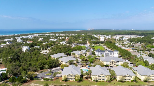 25 S Wildflower Dr Unit 224, Santa Rosa Beach, FL 32459 - drone / aerial view featuring a residential view and a water view