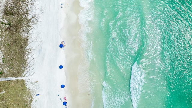 25 S Wildflower Dr Unit 224, Santa Rosa Beach, FL 32459 - aerial view with a water view and a view of the beach