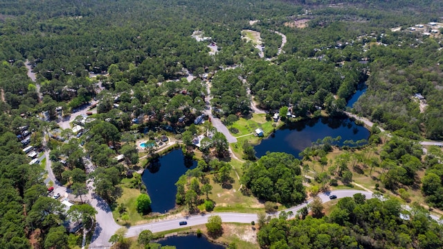 25 S Wildflower Dr Unit 224, Santa Rosa Beach, FL 32459 - bird's eye view with a forest view and a water view