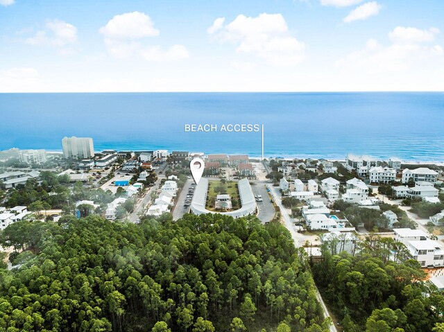 3605 E County Highway 30a Unit 236, Santa Rosa Beach, FL 32459 - birds eye view of property featuring a water view