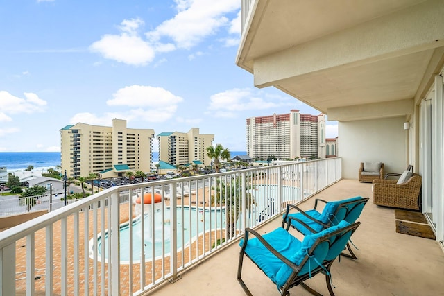 9860 S Thomas Dr Unit 501, Panama City Beach, FL 32408 - balcony with a view of city