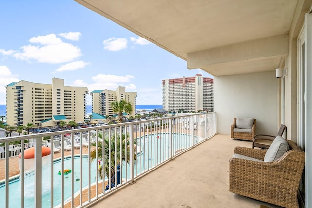 9860 S Thomas Dr Unit 501, Panama City Beach, FL 32408 - balcony with a view of city
