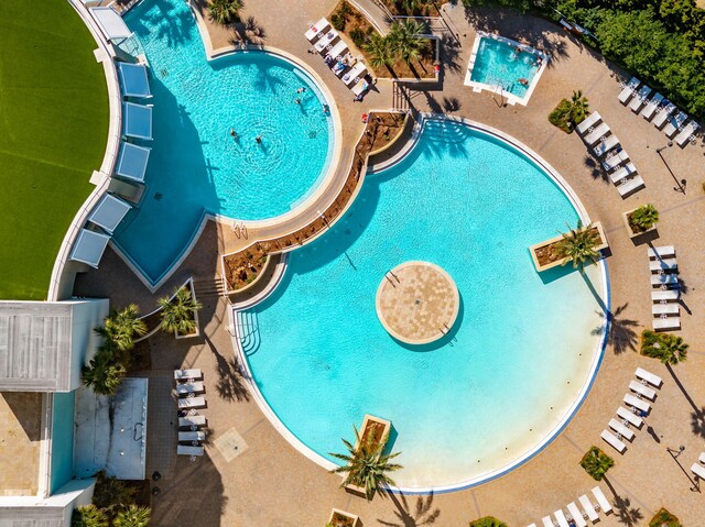 9860 S Thomas Dr Unit 501, Panama City Beach, FL 32408 - view of swimming pool