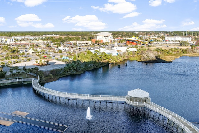 9860 S Thomas Dr Unit 501, Panama City Beach, FL 32408 - aerial view with a water view