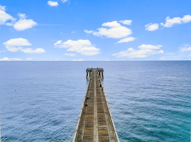 9860 S Thomas Dr Unit 501, Panama City Beach, FL 32408 - dock area with a water view