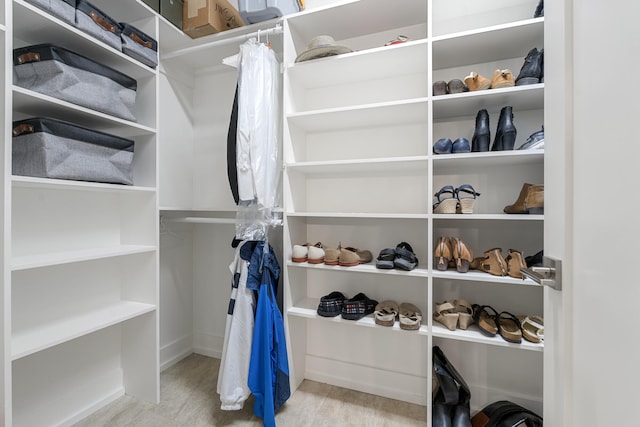862 Bay Grove Rd, Freeport, FL 32439 - spacious closet featuring wood finished floors