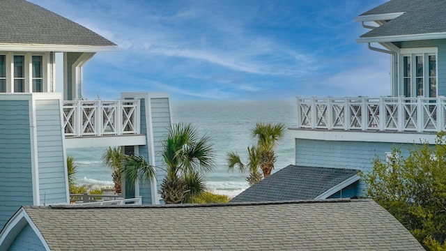 view of water feature