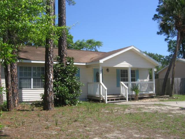 13 Plantation Way, Santa Rosa Beach, FL 32459 - ranch-style house with covered porch