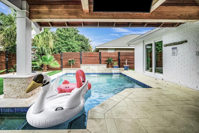 52 Secret Harbor Dr, Miramar Beach, FL 32550 - view of pool featuring a fenced backyard and a patio