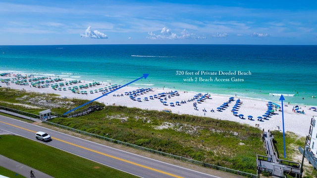 52 Secret Harbor Dr, Miramar Beach, FL 32550 - bird's eye view of unending shoreline