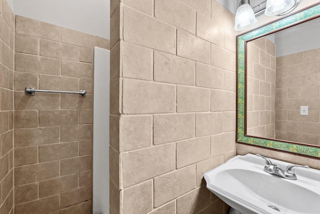 bathroom with a sink