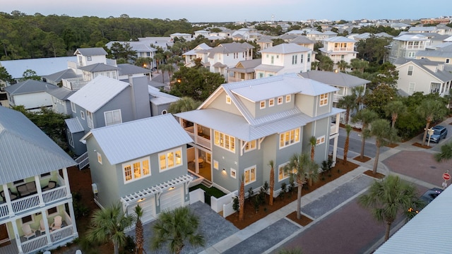 272 Beach Bike Way, Seacrest, FL 32461 - aerial view at dusk of a residential view