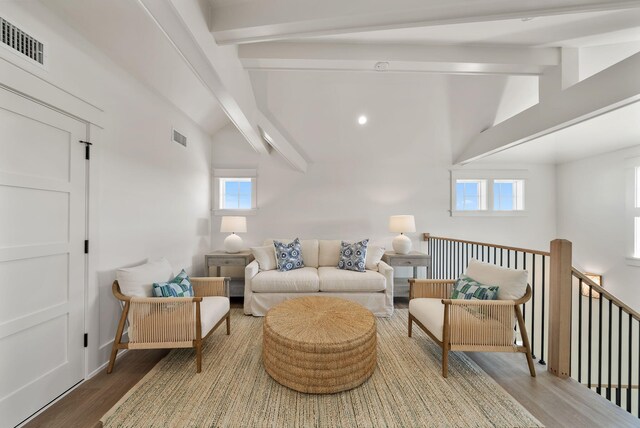 272 Beach Bike Way, Seacrest, FL 32461 - living area featuring wood finished floors, healthy amount of natural light, and baseboards