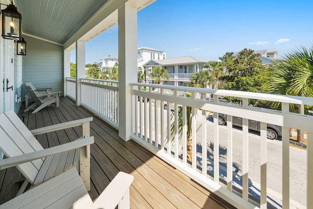 272 Beach Bike Way, Seacrest, FL 32461 - wooden terrace with a residential view