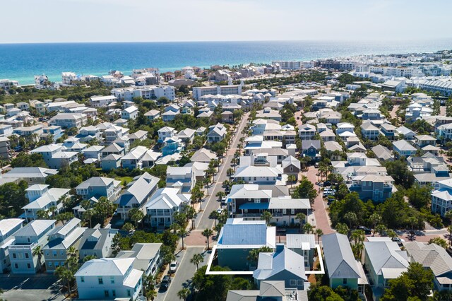 272 Beach Bike Way, Seacrest, FL 32461 - aerial view of property and surrounding area with a large body of water