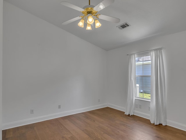 27 Hidden Harbor Ln, Miramar Beach, FL 32550 - unfurnished room featuring baseboards, wood finished floors, and ceiling fan