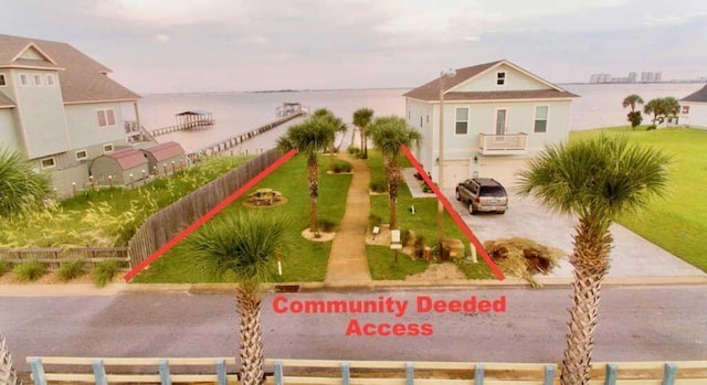 1921 Mooring Dr, Navarre, FL 32566 - drone / aerial view of a large body of water