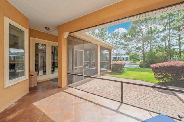 4594 Nautical Ct, Destin, FL 32541 - unfurnished sunroom featuring french doors