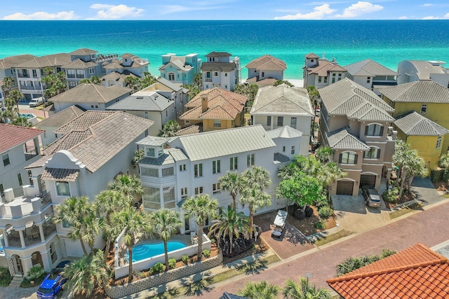 4835 Ocean Blvd, Destin, FL 32541 - aerial view featuring a water view and a residential view